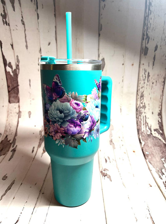 Flower 40oz Tumbler