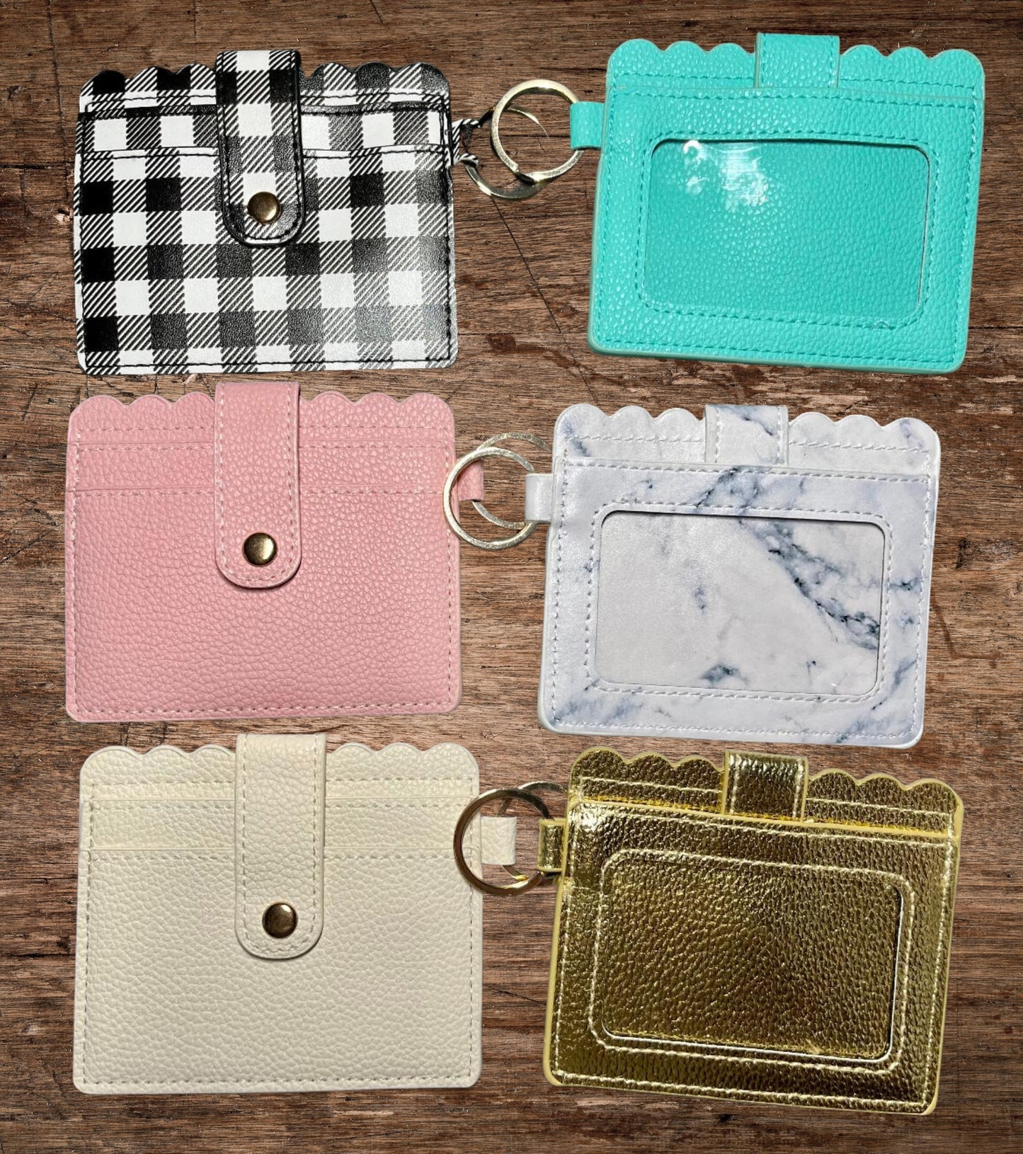 Wallet for Wristlet Keychain